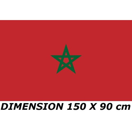* PROMOTION * Drapeau MAROC MAROCAIN 150 X 90 cm No maillot écharpe fanion casquette écusson bonnet