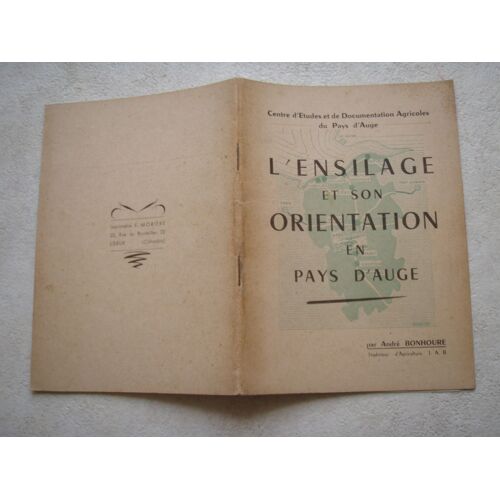 L'ensilage Et Son Orientation En Pays D'auge