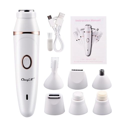 Épilateur 7 En 1, Rasoir Pour Femmes, Sourcils, Nez, Oreilles, Tondeuse, Nettoyage Du Visage, Étanche, Rechargeable Par Usb, 48 - Tm103