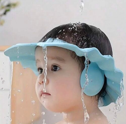 Bonnet De Bain Étanche Pour Bébé ¿ Protection Des Oreilles Et Anti-Fuite De Shampooing 