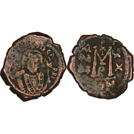Byzance - Maurice Tibere - 602 Ad - Follis - Constantinople - 22-113