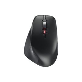 CHERRY STREAM MOUSE COMFORT - Souris - ergonomique - pour droitiers - optique - 6 boutons - sans fil - 2.4 GHz - récepteur sans fil USB - noir