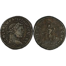 Rome - Follis - Galere - 294-295 Ad - Genio Popvli Romani - Siscia - Qualite - 9.82 G. - Ric.81b - 22-101