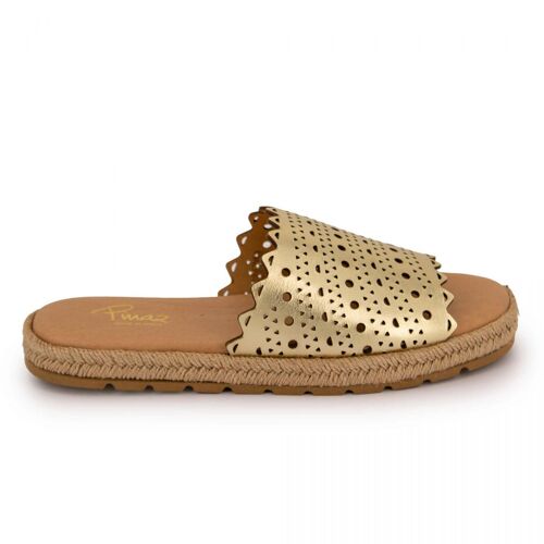 Mule Laminado Platino 7004 T36/41 Femme Pinaz