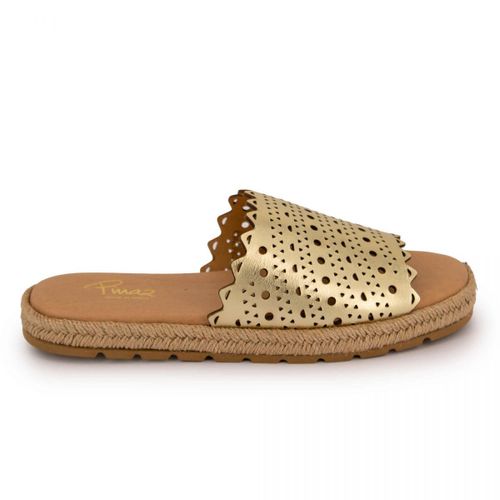 Mule Laminado Platino 7004 T36/41 Femme Pinaz