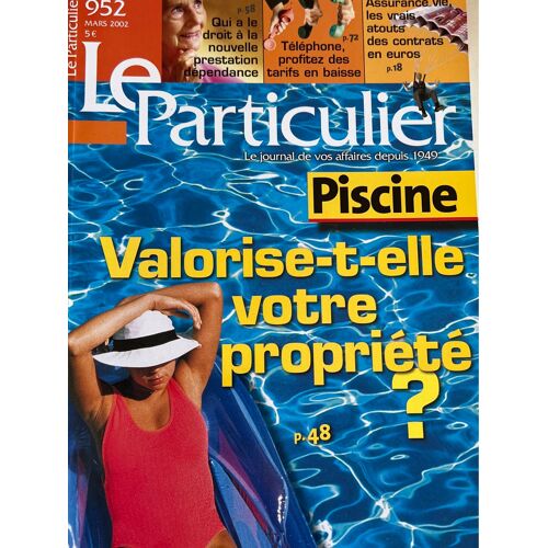 Magazine Le Particulier N 952 Mars 2002