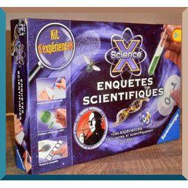 Jeu Kit D'expériences - Science X - Enquêtes Scientifiques - Ravensburger 2011