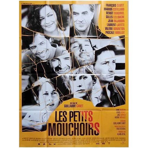 Les Petits Mouchoirs - Véritable Affiche De Cinéma Pliée - Format 120x160 Cm - De Guillaume Canet Avec François Cluzet, Marion Cotillard, Benoît Magimel, Laurent Lafitte, Bonneton, Dujardin - 2010