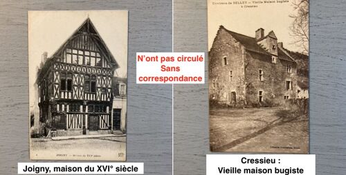 Habitations = Manoir, Palais Idéal Du Facteur Cheval, Maisons, Cabanes, Bories, Mas …  : 20 Cartes Postales (4 N’Ont Pas Circulé - 16 Avec Correspondance, 9 Sont Affranchies, 1 En F.M.)