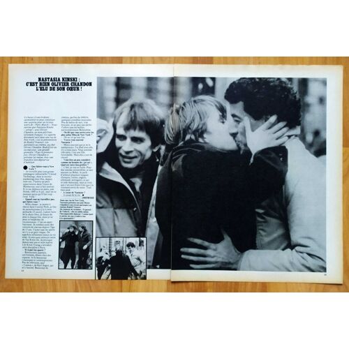 Paris Match N°1702, Coupure De Presse, Nastasia Kinski, Olivier Chandon, Rudolf Noureev