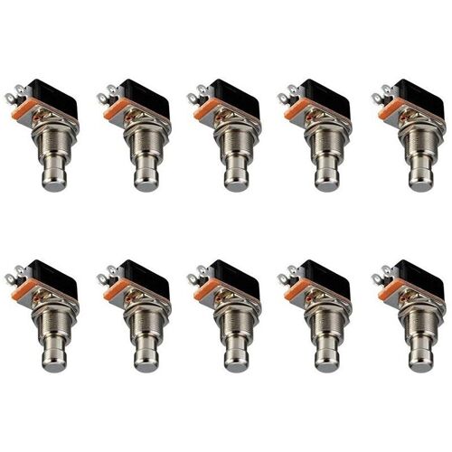 Boîte À Pédales Avec Effets De Guitare, Bouton Spst Momentané, Interrupteur Au Pied, Bouton Poussoir, Paquet De 10