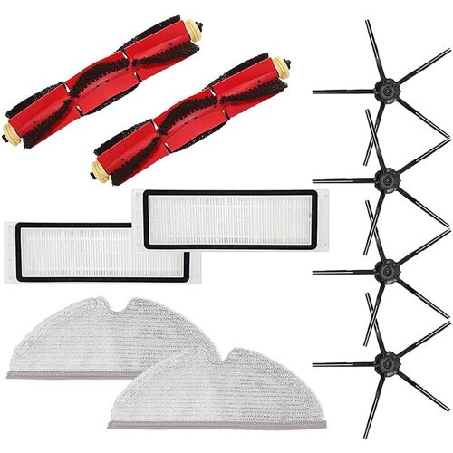 Pièces de rechange pour aspirateur Robot Xiaomi Roborock E4 S6 MaxV S6 Pure S4 Max S5 Max T6, 12 pièces