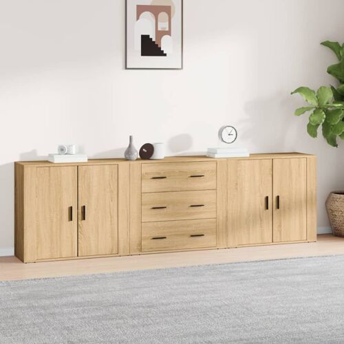 vidaXL Table basse Gris béton 102x50x40 cm Bois d'ingénierie