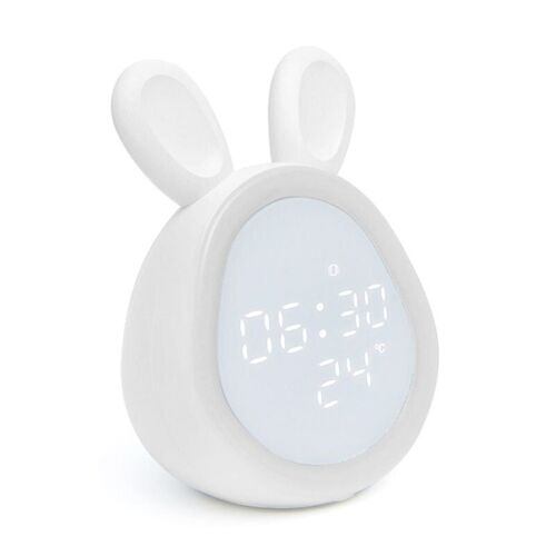 réveil LED Bluetooth, veilleuse, contrôle vocal, température