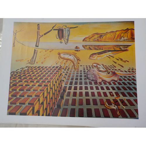 Poster De La Série "Maestri Della Pittura" - N°543, Salvador Dali, The Disintegration Of The Persisgence Of Memory, 1952. Dpa, 2000