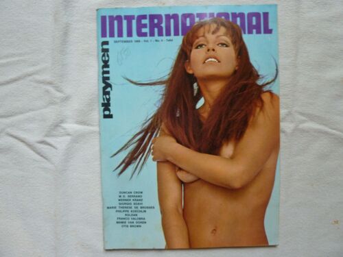 Playmen International  Vol 1 N°4 -1968- Duncan Crow - Md Serrano- Werner Kranz Giorgio Soavi-Mt De Brosses-Philippe Koechlin-Roldan-Franco Valobra Mamie Van Doren-Otis Brown- Joan Miro.  4