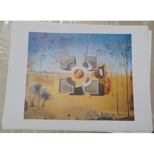 Poster De La Série "Maestri Della Pittura" - N°K692, Salvador Dali, Sans Titre. Siae, 2004