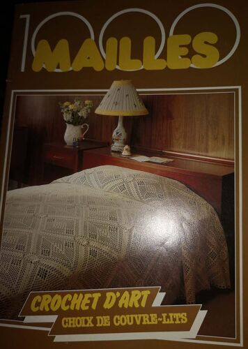 Livre 1000 Mailles Crochet D'art Choix De Couvre-Lits