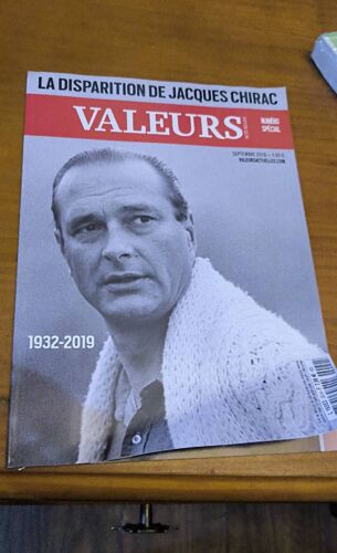 Valeurs Actuelles Numéro Spécial La Disparition De Jacques Chirac Septembre 2019