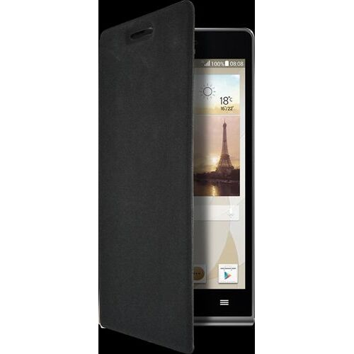 Etui folio noir avec rabat pour Huawei G6 4G