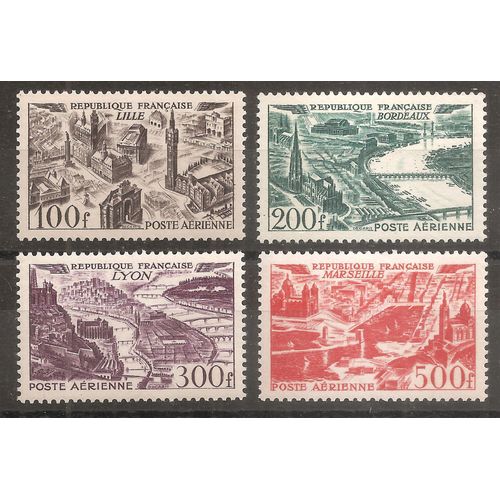 Pa 24 À 27 (1949) Série Poste Aérienne N** (Cote 116e) (9618)