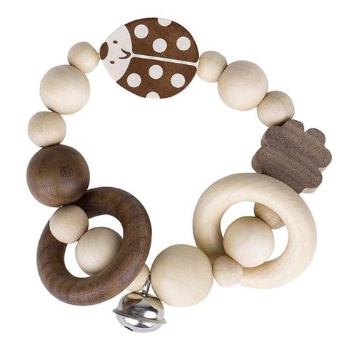 Hochet Élastique Coccinelle Naturel