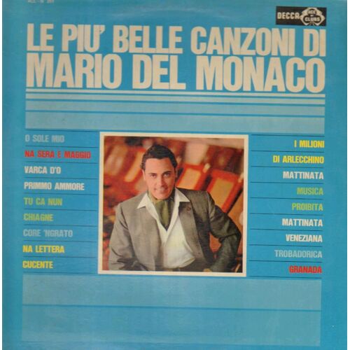 Le Più Belle Canzoni Di Mario Del Monaco