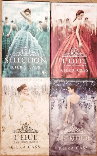 Lot La Sélection Tome 1 À 4 Kiera Cass