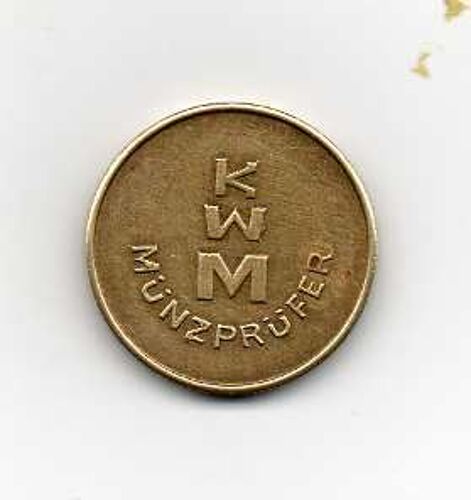 Jeton Allemand Kwm Munzprufer