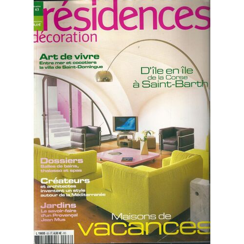 Résidences Décoration  N° 63 : Maisons De Vacances