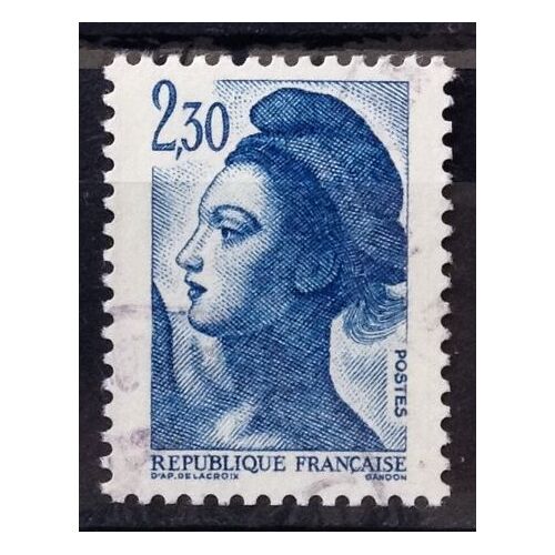 Liberté 2,30 Bleu (Très Joli N° 2189) Obl - France Année 1982 - Brn83 - N30888