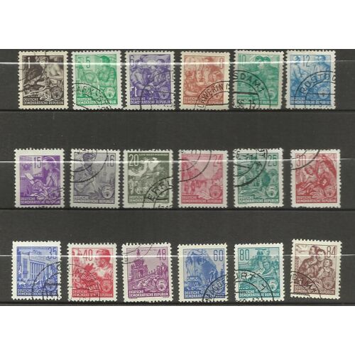 Timbres Allemagne Orientale Oblitérés