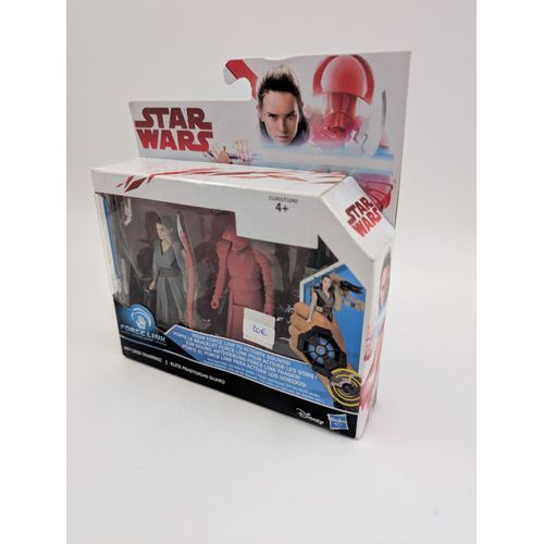 Figurine Disney Star Wars Force Link Rey (Jedi Training) / Elite Praetorian Guard