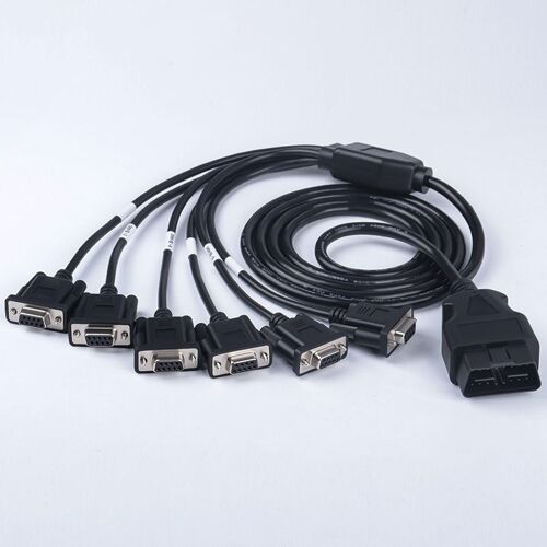 Obd2 Mâle Vers 6 Db9 Femelle Interface Serial Rs232 Obd2 Câble De Connexion
