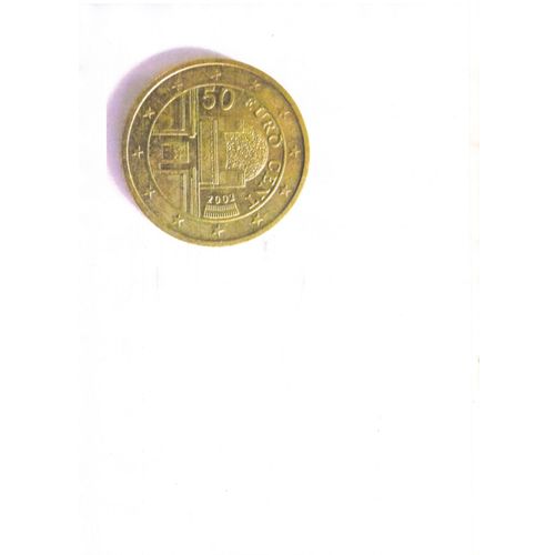 Pièce De 50 Centimes D'euros De 2002 Autriche