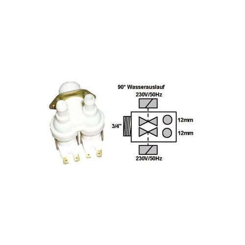 482228120061. ELECTROVANNE 2 VOIES 90 D PHILIPS