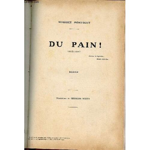 Du Pain ! 1815-1847 - Roman.