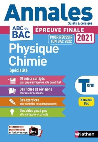 Physique-Chimie Tle - Edition 2021