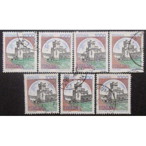 Italie N°1456 X 7 Oblitéré