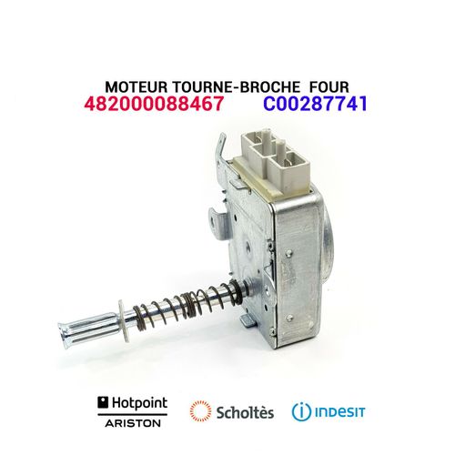 Moteur tourne-broche - C00287741 - Four SCHOLTES HOTPOINT ARISTON INDESIT