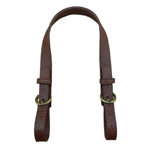 Ceintures De Sac À Bandoulière Réglables À Double Extrémité, Accessoires De Sac Seau À Main, Poignée En Cuir Pu Vintage, 1 Pièce