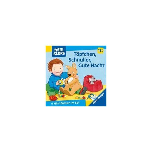 Ministeps: Mein Erster Bücher-Würfel: Töpfchen, Schnuller, Gute Nacht (Bücher-Set)