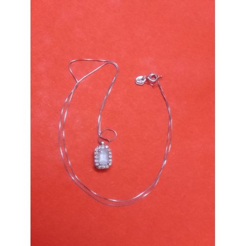 Collier Pour Femme Or Blanc 18 Carats