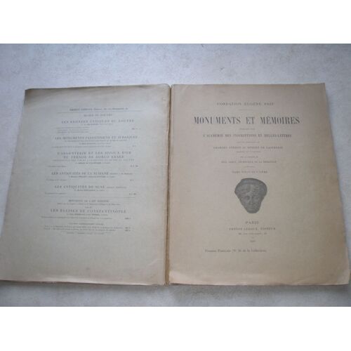 Fondation Eugène Piot. Tome 21. Monuments Et Mémoires Publiés Par L'académie Des Inscriptions Et Belles-Lettres.