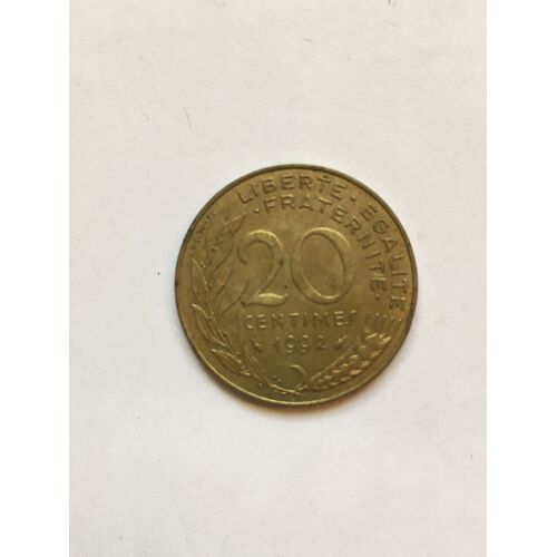 Pièce 20 Centimes France 1992