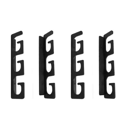 2 Pair Horizontal Ceiling Rack For Fishing Rod Storage Pole Reel Wall Mount Rack Holder For Garage & Cabin & Basement