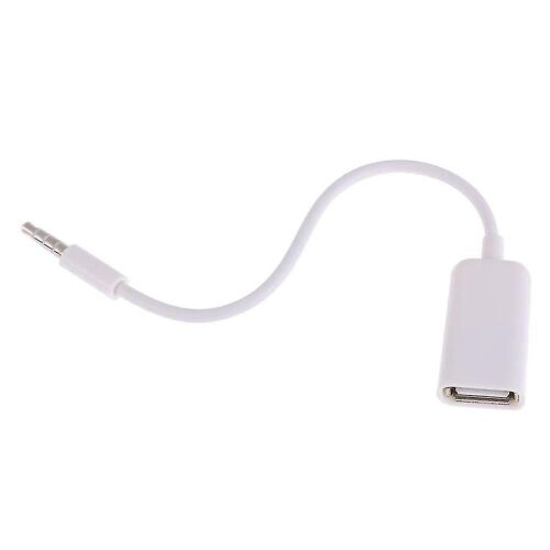 Usb femelle vers aux 3.5mm mâle prise audio convertisseur adaptateur câble de données