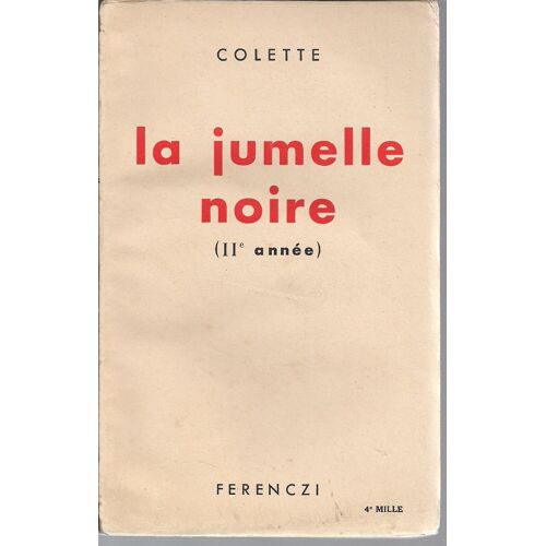 La Jumelle Noire (Ii° Année)