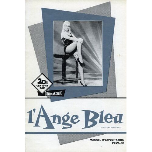 L'ange Bleu, Synopsis Dépliant, Edward Dmytryk, Curt Jürgens, May Britt, Theodore Bikel