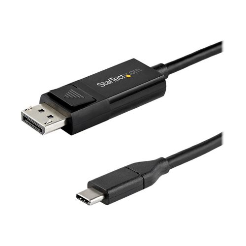 StarTech.com Câble USB Type-C vers DisplayPort 1.4 (bidirectionnel) - 1 m - Câble DisplayPort - USB-C (M) pour DisplayPort (F) - USB 3.1 / Thunderbolt 3 / DisplayPort 1.4 - 1 m - actif, support...